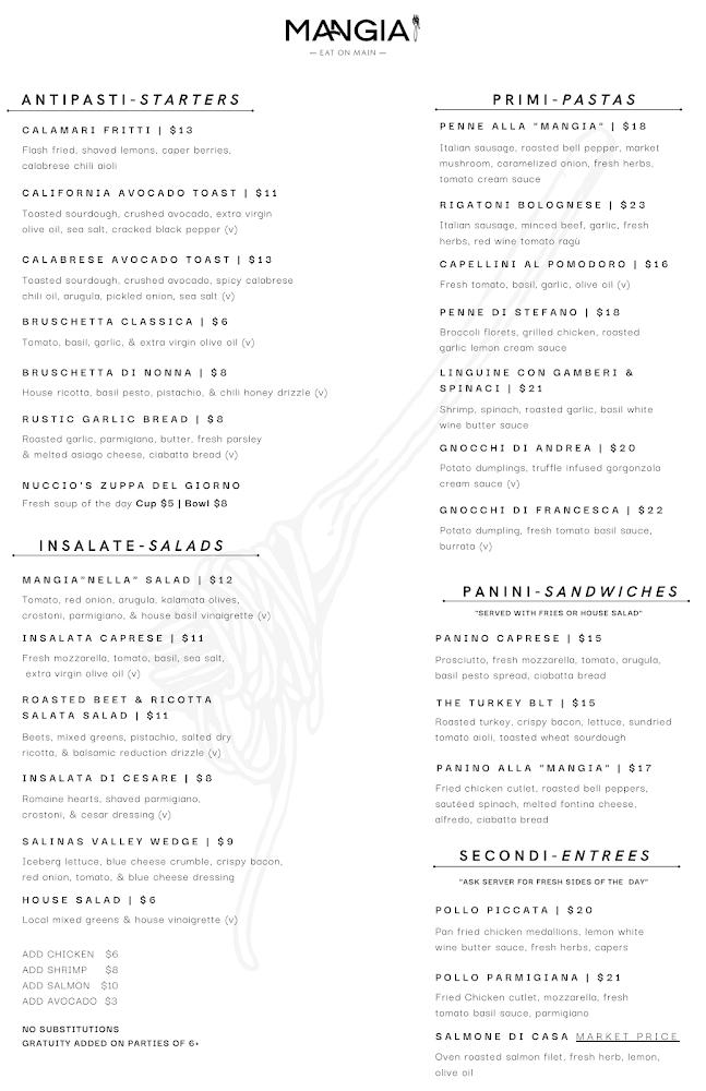 Mangia - Eat on Main Menu image 1